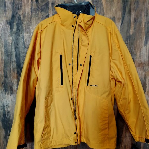 Vintage XL Nautica Yellow Winter Jacket NWT